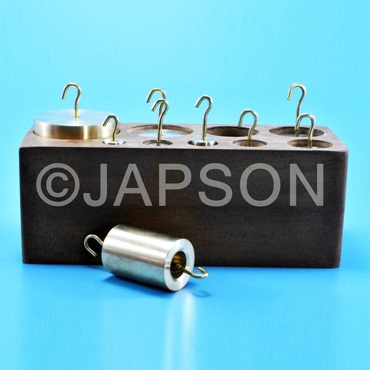 Masses (Weights), Hooked, Double sided, Recessed with Sliding Hook, Brass Masses (Weights), Hooked, Double sided, Recessed with Sliding Hook, Brass